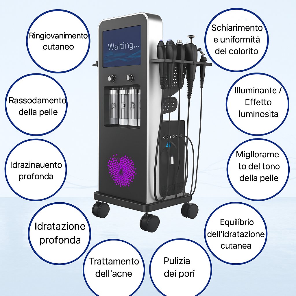 10 IN 1 MACCHINA COMPLETA PER LA PULZIA PROFONDA DEL VISO