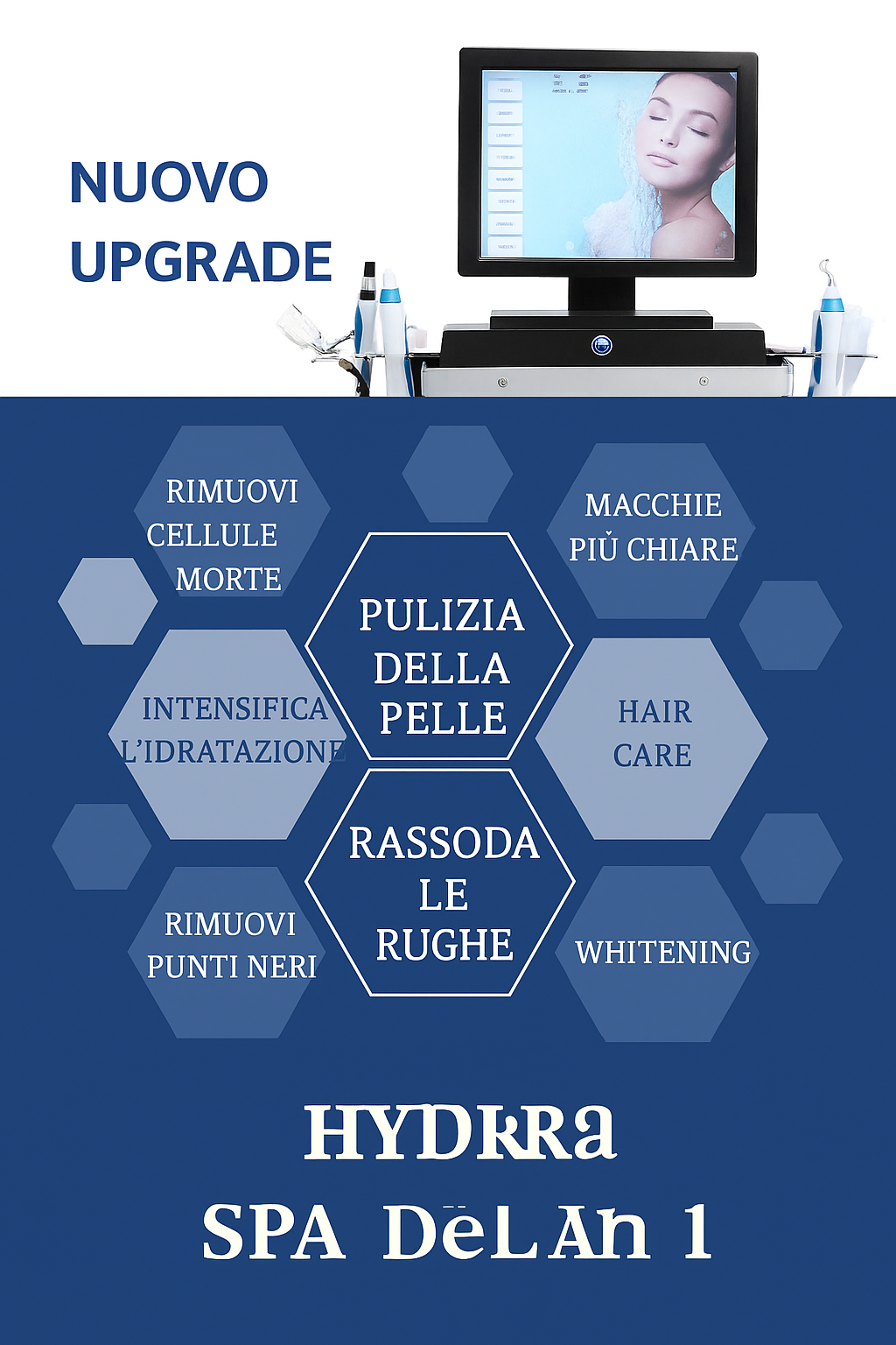 Macchina Pulizia Viso Professionale 14 in 1 - Bubble Oxygen Scrubber