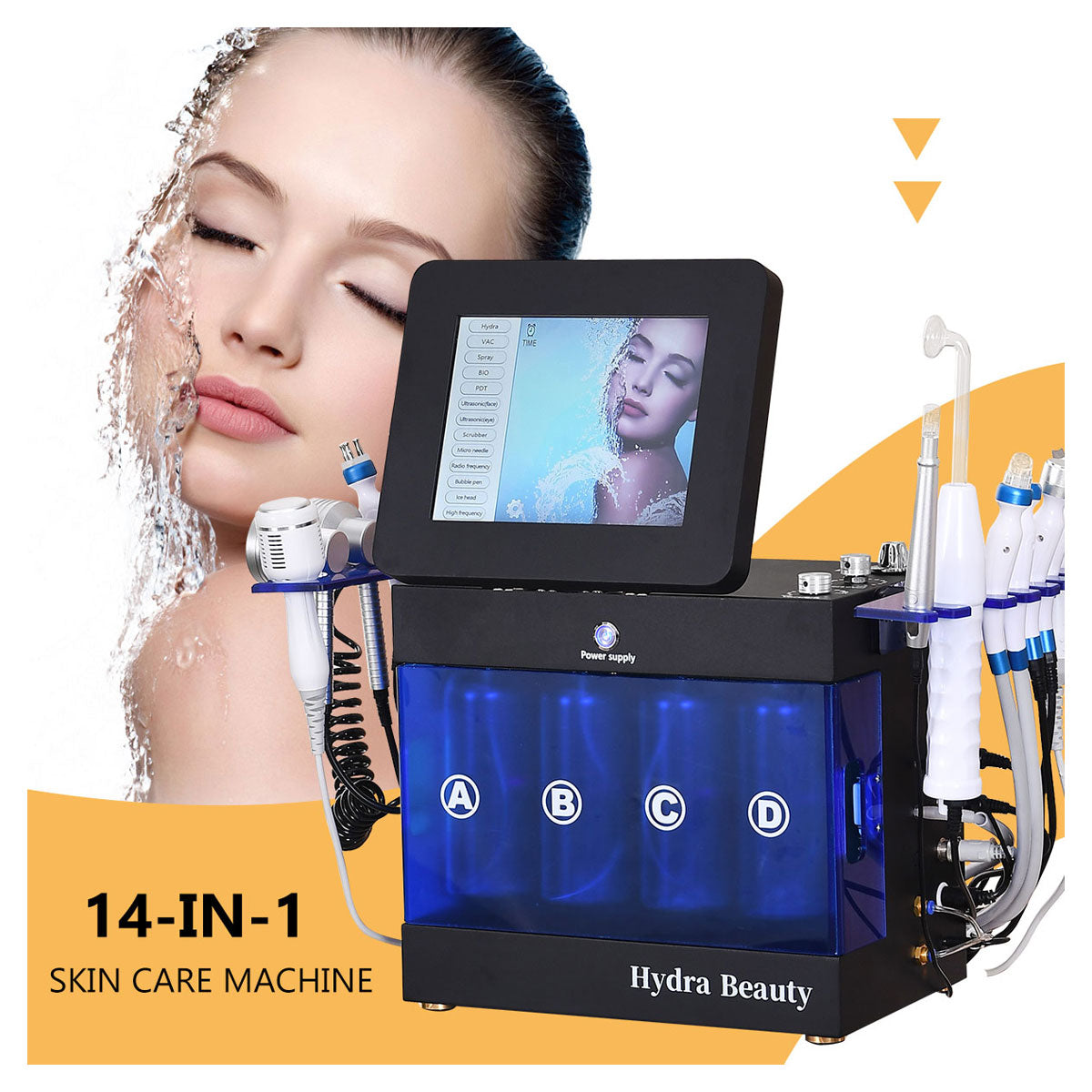 MACCHINA PER LA PULIZIA PROFONDA DEL VISO 14 IN 1 PORTATILE