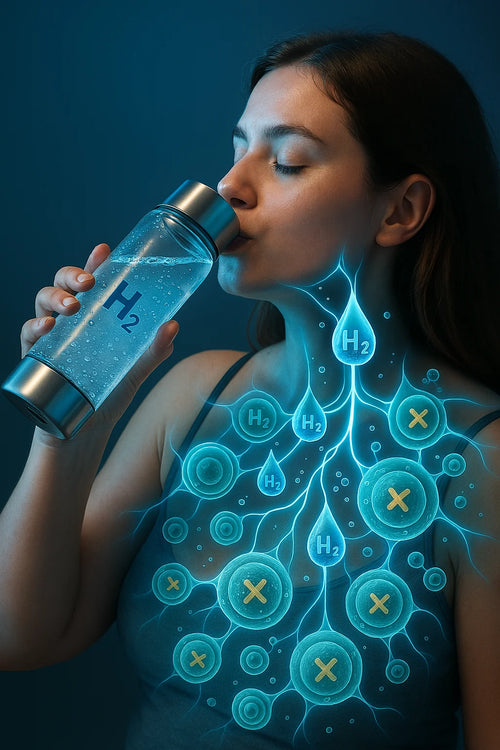 Borraccia Generatore Idrogeno 600 PPM - Bottiglia Ricaricabile USB