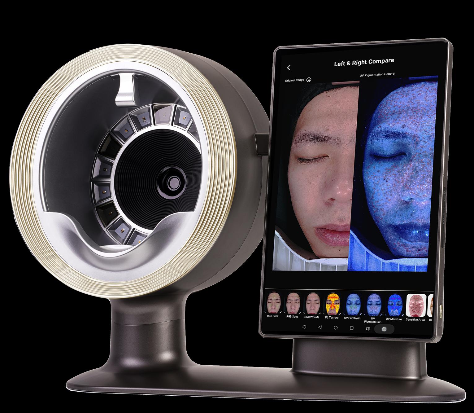 ANALIZZATORE DIAGNOSTICO PELLE E CAPELLI