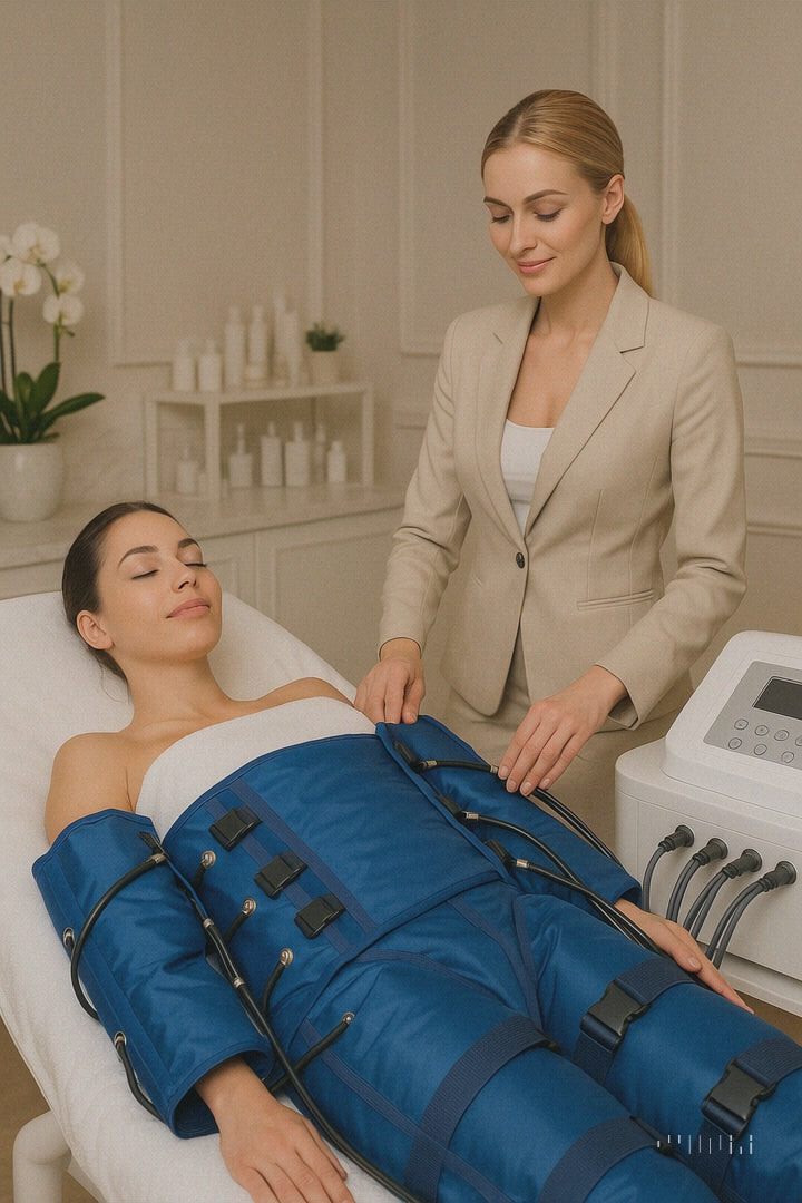 Pressoterapia Professionale 8 Settori - Drenaggio Linfatico Sequenziale